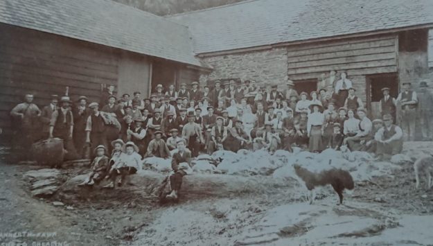 A historic photo of the farm where our farm cottage holiday lodges are based