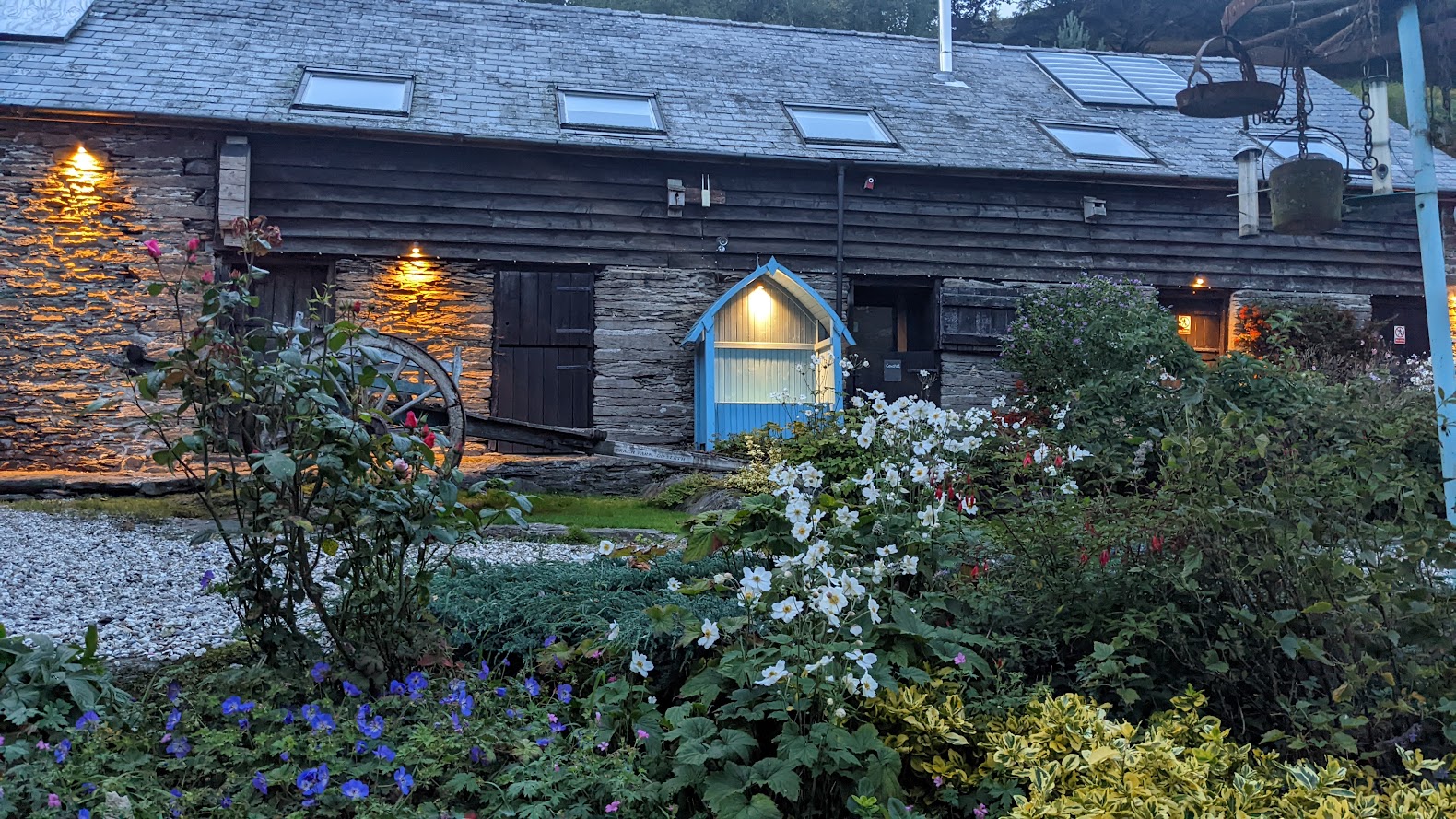 The exterior of our largest, self catering Mid Wales holiday lodge